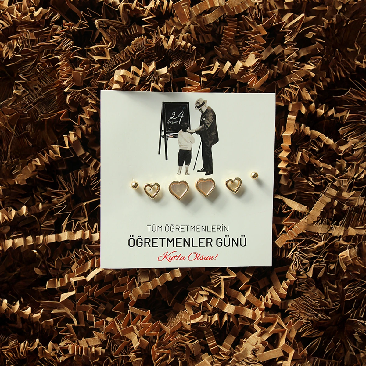 Hediyelik Küpe Modelleri - Öğretmenle Günü'ne Özel - Model 6